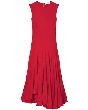 Tory Burch Flared Cotton Silk Dress