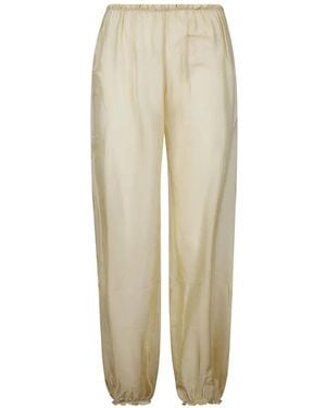 Paloma Wool Weza Elasticated-Cuff Pants - Natural