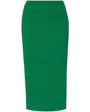 Pleats Please Issey Miyake Jiggly Midirock - Grün