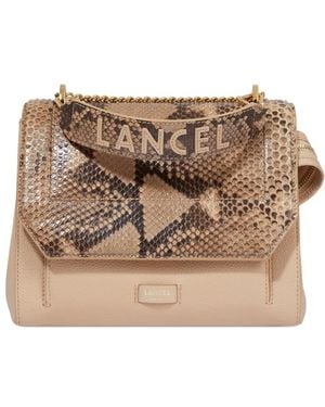 Lancel Bandolera M Con Logo - Marrón