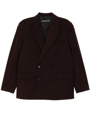 Department 5 Double-Breasted Blazer - Black