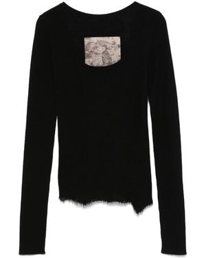 Ziggy Chen Cashmere Top - Black