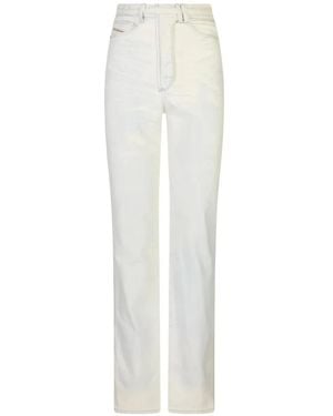DIESEL Acid-Wash Jeans - White