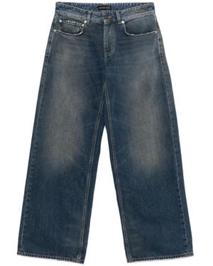 Balenciaga Logo-Patch Jeans - Blue