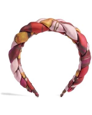 La DoubleJ Geflochtener Rapunzel Haarreif - Pink