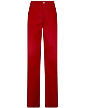 Ermanno Scervino Wide Leg Palazzo Pants - Red