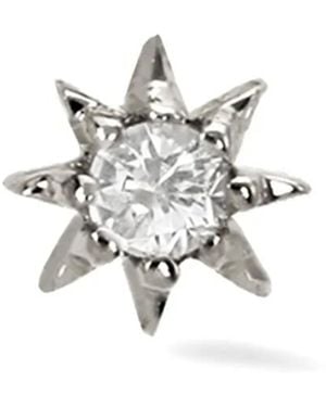 Lark & Berry 14Kt Interstellar Starburst Diamond Earring - White