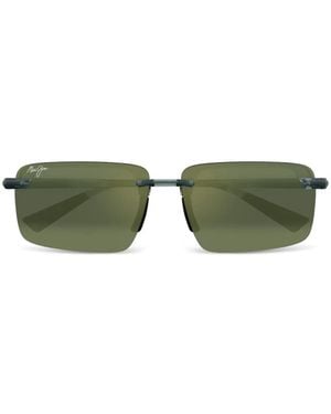 Maui Jim Rectangle-Frame Sunglasses - Green