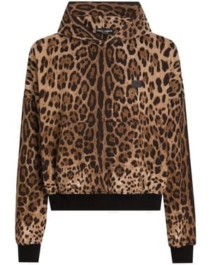 Dolce & Gabbana Leopard-Print Jacket - Brown