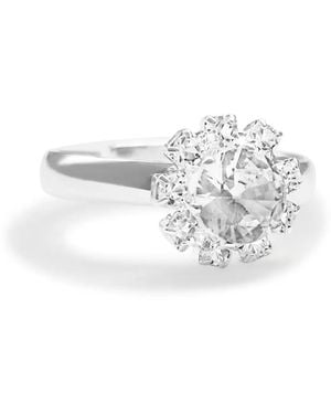 Hzmer Jewelry Crystal-Embellished Ring - White
