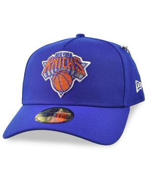 KTZ 59Forty Nba26 Draft New York Knicks Rhinestones Baseball Cap - Blue
