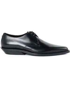 Ann Demeulemeester Falko Pointy ダービーシューズ - ブラック