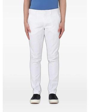 PT Torino Slim-Fit Tailored Trousers - White
