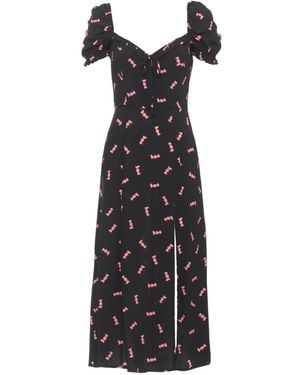 Mar De Margaritas Nikita Midi Dress - Black