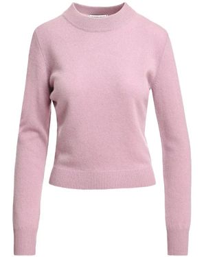 Essentiel Antwerp Kash Pullover Mit Geripptem Besatz - Pink