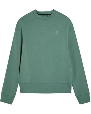 On Shoes Lg-Sleeve Sweatshirt - Green