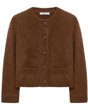 Dorothee Schumacher Fluffy Statements Pocket Button Cardigan - Brown