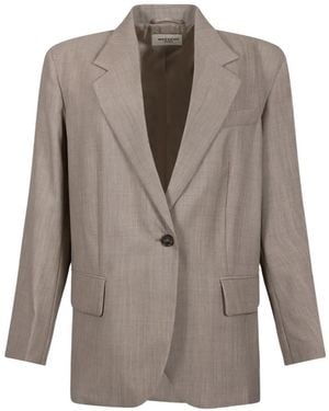 Weekend by Maxmara Single-Breasted Blazer - Grey