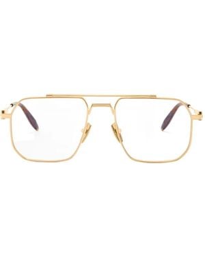 Akoni Atlas Pilotenbrille Aus Titan - Weiß