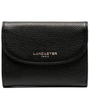 Lancaster Dune Pebbled Bifold Wallet - Black