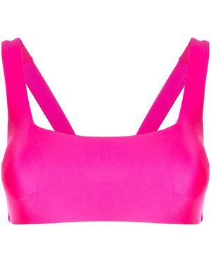 Duskii Square Neck Bikini Top - Pink