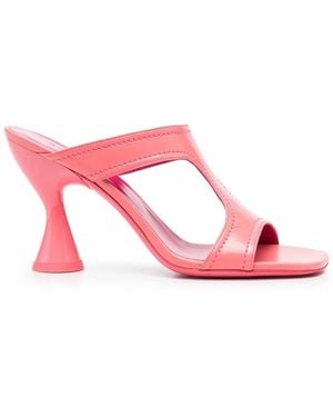 BY FAR 95Mm Open Toe Sandals - Pink