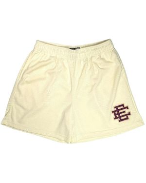 Eric Emanuel Logo-Print Track Shorts - Natural