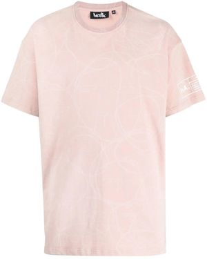 Haculla Swirl-Print T-Shirt - Pink