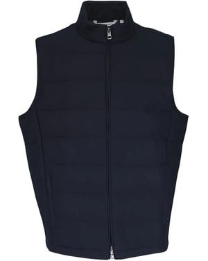 Peter Millar Davos Zip Quilted Jacket - Blue