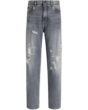 Dolce & Gabbana Distressed Denim Jeans - Grey