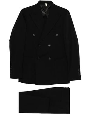 officina sartoriale Traje Miller Con Doble Botonadura - Negro