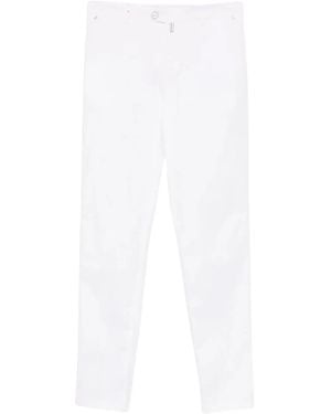 Kiton Logo-Patch Trousers - White