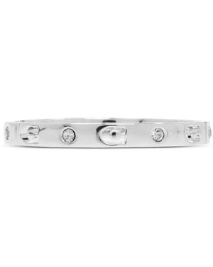 COACH Bracelet Serti De Cristaux - Blanc