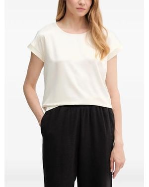 Joop! Taila Cuffed-Sleeve Blouse - White