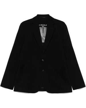 Circolo 1901 Piqué-Weave Blazer - Black