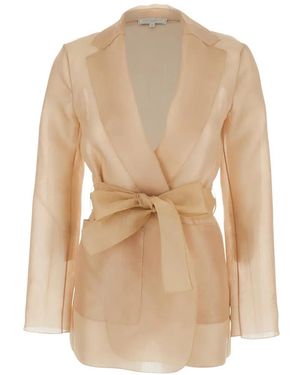 Antonelli Tie-waist blazer - Natur