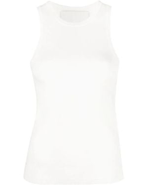 3.1 Phillip Lim Top Mit U-Ausschnitt - Weiß