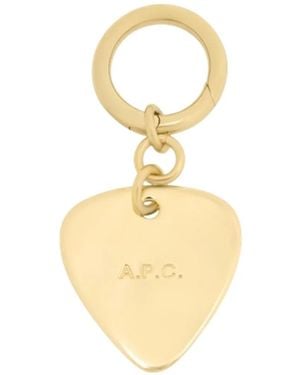 A.P.C. Mediator Keychain - Metallic