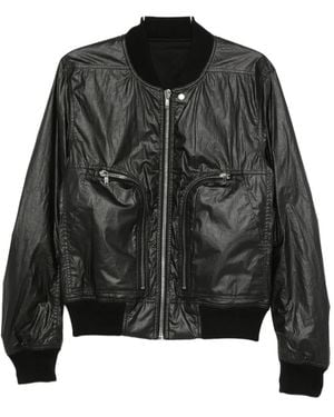 Rick Owens Zip-Fastening Bomber Jacket - Black