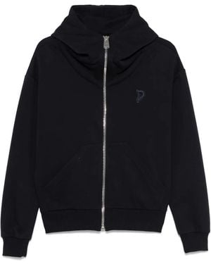 Dondup Hoodie Mit Logo-Stickerei - Blau