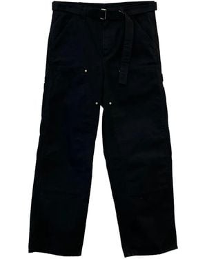 Sacai Belted Trousers - Blue