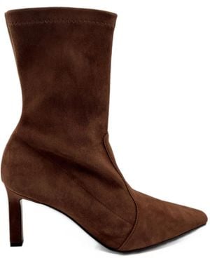 Roberto Festa Suprem Pointed-Toe Ankle Boots - Brown