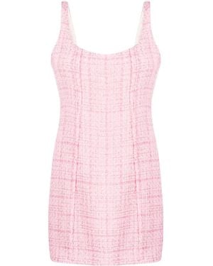 Gcds Tweed Bell Dress - Pink
