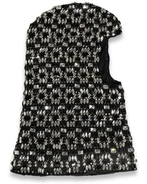 Dolce & Gabbana Bivakmuts Met Kristallen - Zwart