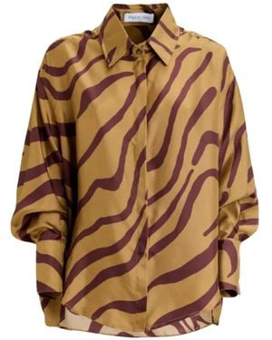 Raquel Diniz Gemustertes Bahia Hemd - Braun