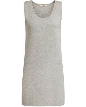 12 STOREEZ Sleeveless Scoop-Neck Dress - Gray