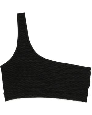 Duskii Einschultriges Bikinioberteil - Schwarz