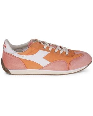 Diadora Logo-Patch Trainers - Pink