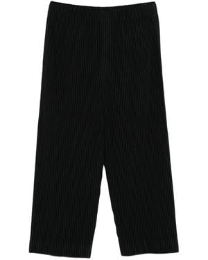 Homme Plissé Issey Miyake プリーツ パンツ - ブラック