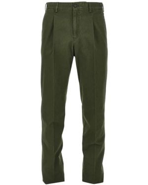 PT Torino Pantalon À Taille Ceinturée - Green
